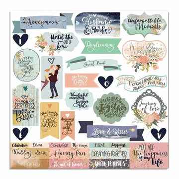 Kétoldalas papír, 30x30cm