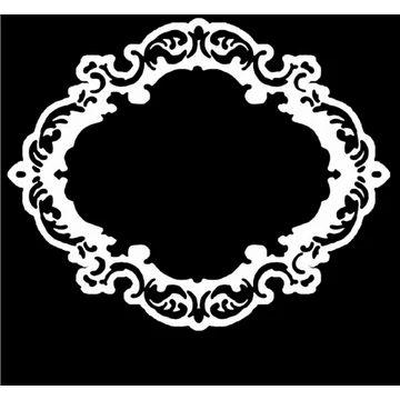 Stencil, 15x15cm - Dupla Keret