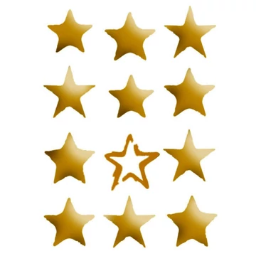 Stencil, 21x29,7cm - Csillagok