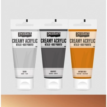 Krémes akrilfesték metál 60 ml antikréz Krémes akrilfesték metál 60 ml antikréz