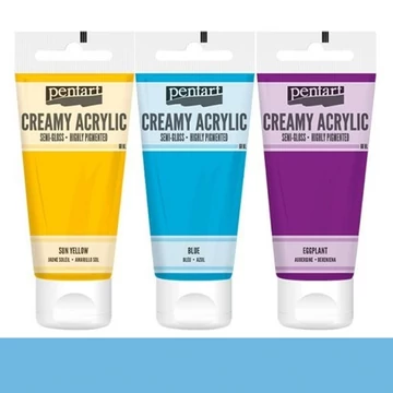 Krémes akrilfesték selyemfényű 60 ml bébikék Krémes akrilfesték selyemfényű 60 ml bébikék