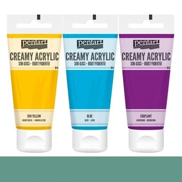 Krémes akrilfesték selyemfényű 60 ml jáde Krémes akrilfesték selyemfényű 60 ml jáde