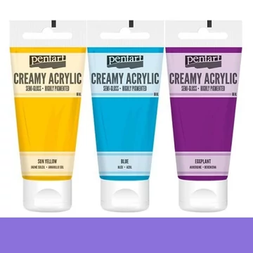 Krémes akrilfesték selyemfényű 60 ml orgonalila Krémes akrilfesték selyemfényű 60 ml orgonalila