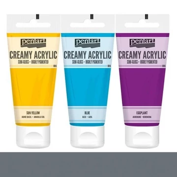 Krémes akrilfesték selyemfényű 60 ml szürke Krémes akrilfesték selyemfényű 60 ml szürke