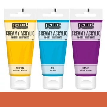 Krémes akrilfesték selyemfényű 60 ml trombitavirág