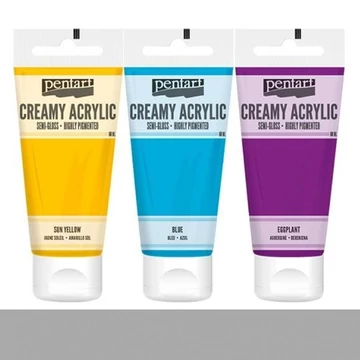 Krémes akrilfesték selyemfényű 60 ml világosszürke Krémes akrilfesték selyemfényű 60 ml világosszürke