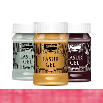 Lazúrgél 100 ml piros