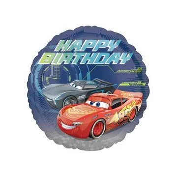 18 inch-es Cars - Happy Birthday - Verdák Szülinapi Fólia Lufi 18 inch-es Cars - Happy Birthday - Verdák Szülinapi Fólia Lufi