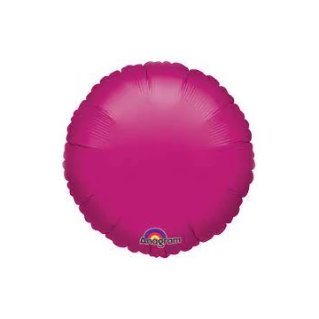 Léggömb fólia kerek fukszia, 18inch-es Léggömb fólia kerek fukszia, 18inch-es