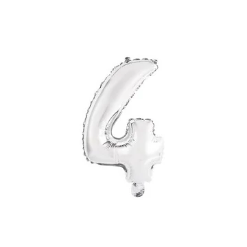 16 inch-es - 41 cm  4-es - Ezüst Számos Levegős Fólia Lu 16 inch-es - 41 cm  4-es - Ezüst Számos Levegős Fólia Lu