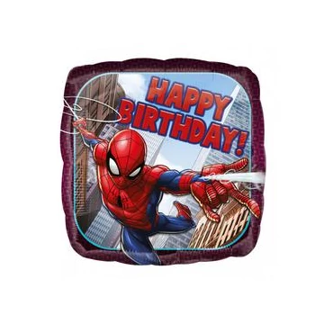 17 inch-es Pókember - Spiderman Happy Birthday Szülinapi Fólia Lufi