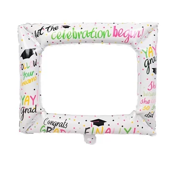 Ballagási fólia lufi szelfikeret, 59cm Ballagási fólia lufi szelfikeret, 59cm