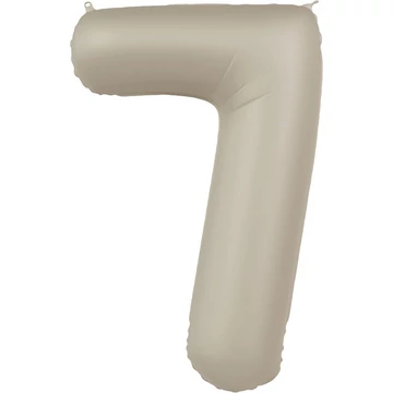 86cm-es Krémfehér Számos Fólia Lufi - 7