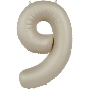 86cm-es Krémfehér Számos Fólia Lufi - 9