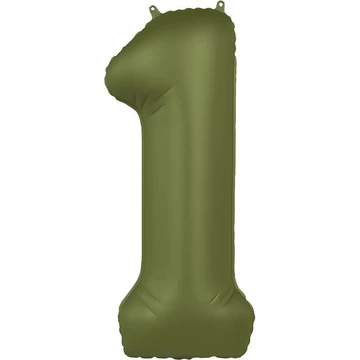 86cm-es Olivazöld Számos Fólia Lufi - 1