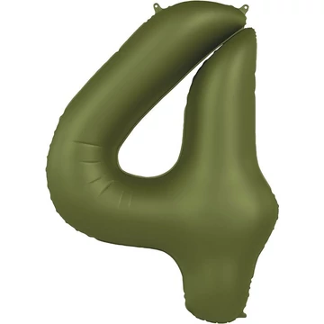 86cm-es Olivazöld Számos Fólia Lufi - 4