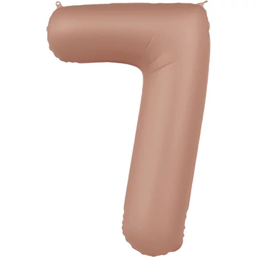 86cm-es Púderrózsaszín Számos Fólia Lufi - 7