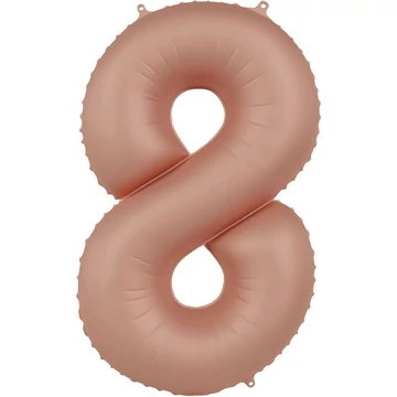 86cm-es Púderrózsaszín Számos Fólia Lufi - 8