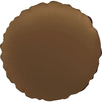 18 inches Kör alakú fólia lufi - Pastel Brown