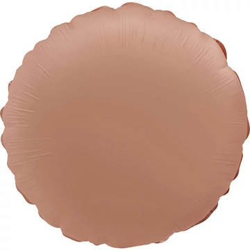 18 inches Kör alakú fólia lufi - Púderrózsaszín