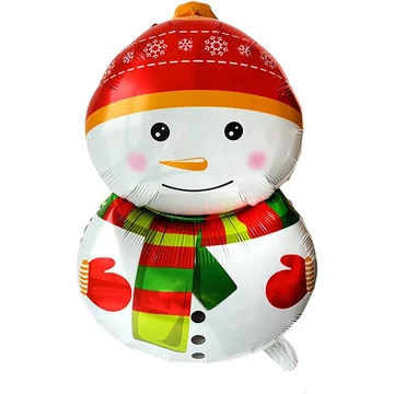 Léggömb fólia Hóember, 18,9x31,4inch Léggömb fólia Hóember, 18,9x31,4inch
