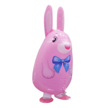 Sétáló Rózsaszín Nyuszi Lufi Sétáló Rózsaszín Nyuszi Lufi