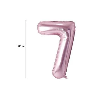 34 inch-es 7 Rózsaarany - Rose Gold Számos Super Shape Fólia Lufi