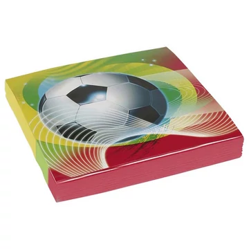 Soccer Party 2 Focis Szalvéta - 33 cm x 33 cm, 20 db-os Soccer Party 2 Focis Szalvéta - 33 cm x 33 cm, 20 db-os