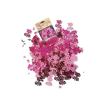 Babaszületésre Kislányos - Its a Girl Pink Konfetti - 14 gramm Babaszületésre Kislányos - Its a Girl Pink Konfetti - 14 gramm