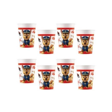 Mancs Őrjárat - Paw Patrol Papír Parti Pohár - 200 ml, 8 db-os Mancs Őrjárat - Paw Patrol Papír Parti Pohár - 200 ml, 8 db-os