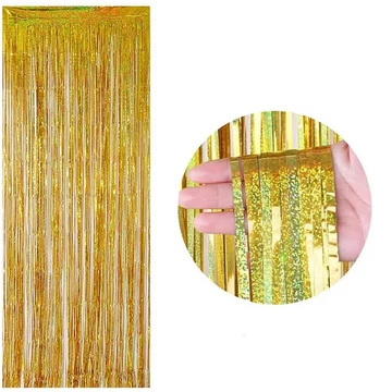 Fólia függöny 100x200cm– Arany 