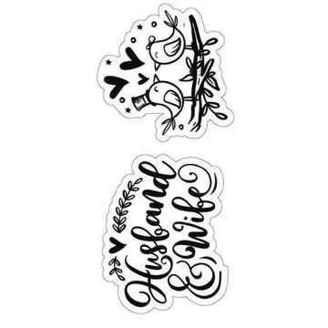 Akril pecsételő madarak 4,3x9,7cm Akril pecsételő madarak 4,3x9,7cm