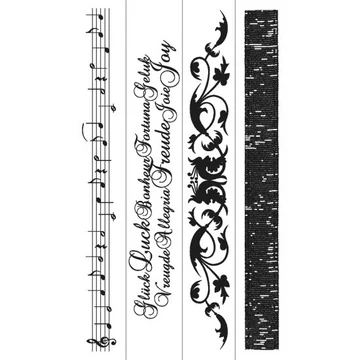 Szilikon bélyegző bordűr 9x15cm Szilikon bélyegző bordűr 9x15cm