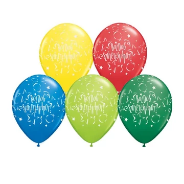 11 inch-es Boldog Születésnapot Stars Special Asst. Lufi 11 inch-es Boldog Születésnapot Stars Special Asst. Lufi