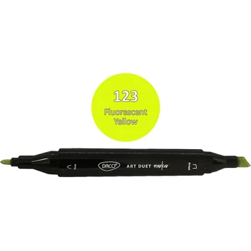Alkoholos filctoll kétvégű, Daco "Art Duet" - 123 Fluo Yellow Alkoholos filctoll kétvégű, Daco "Art Duet" - 123 Fluo Yellow