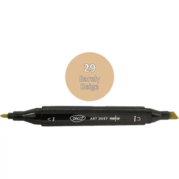 Alkoholos filctoll kétvégű, Daco "Art Duet" - 29 Barely Beige Alkoholos filctoll kétvégű, Daco "Art Duet" - 29 Barely Beige