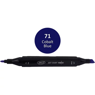 Alkoholos filctoll kétvégű, Daco "Art Duet" - 71 Cobalt Blue Alkoholos filctoll kétvégű, Daco "Art Duet" - 71 Cobalt Blue