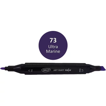 Alkoholos filctoll kétvégű, Daco "Art Duet" - 73 Ultra Marine Alkoholos filctoll kétvégű, Daco "Art Duet" - 73 Ultra Marine