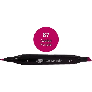 Alkoholos filctoll kétvégű, Daco "Art Duet" - 87 Azalea Purple