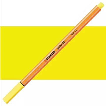 Tűfilc Stabilo Point 88/024 - Neon sárga