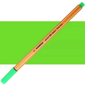 Tűfilc Stabilo Point 88/033 - Neon zöld