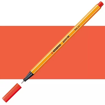 Tűfilc Stabilo Point 88/48 - Világos piros