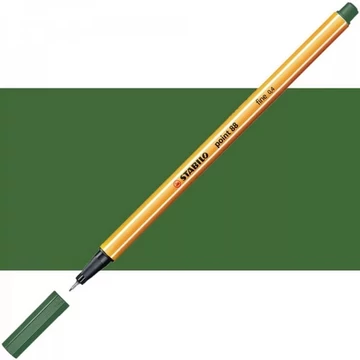 Tűfilc Stabilo Point 88/63 - Sötétzöld