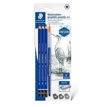 Grafitceruza készlet ecsettel STAEDTLER 4db-os