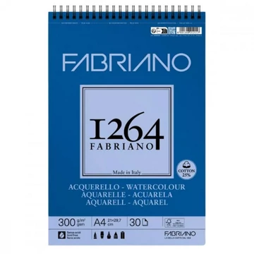 Akvarelltömb, Fabriano 1264, A/4, 300g
