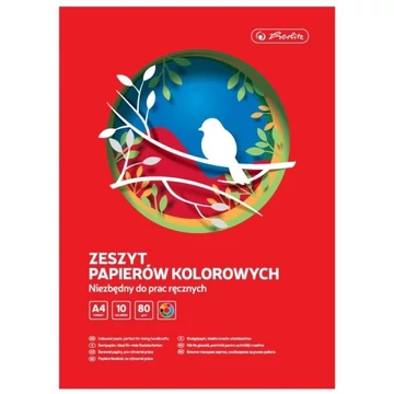 Kivágópapír Herlitz A/4, 10ív, fényes Kivágópapír Herlitz A/4, 10ív, fényes