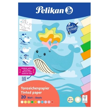 Barkácskarton pelikan /20 ív 23x33 cm, pasztell színek, Summer Barkácskarton pelikan /20 ív 23x33 cm, pasztell színek, Summer