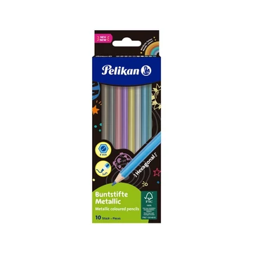 Színes ceruza Pelikan / 10 szín Metallic