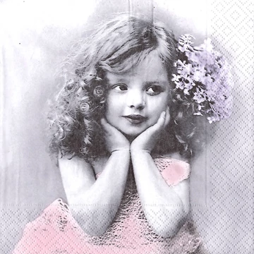 Szalvéta vintage, 33x33cm