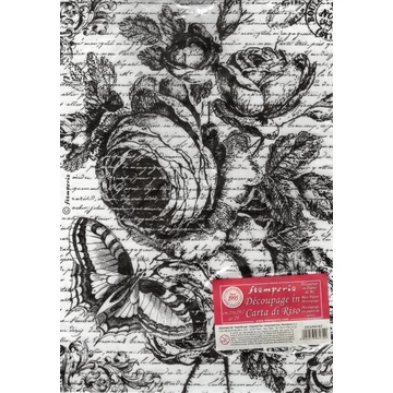 Rizspapír 21x29,7cm, rose